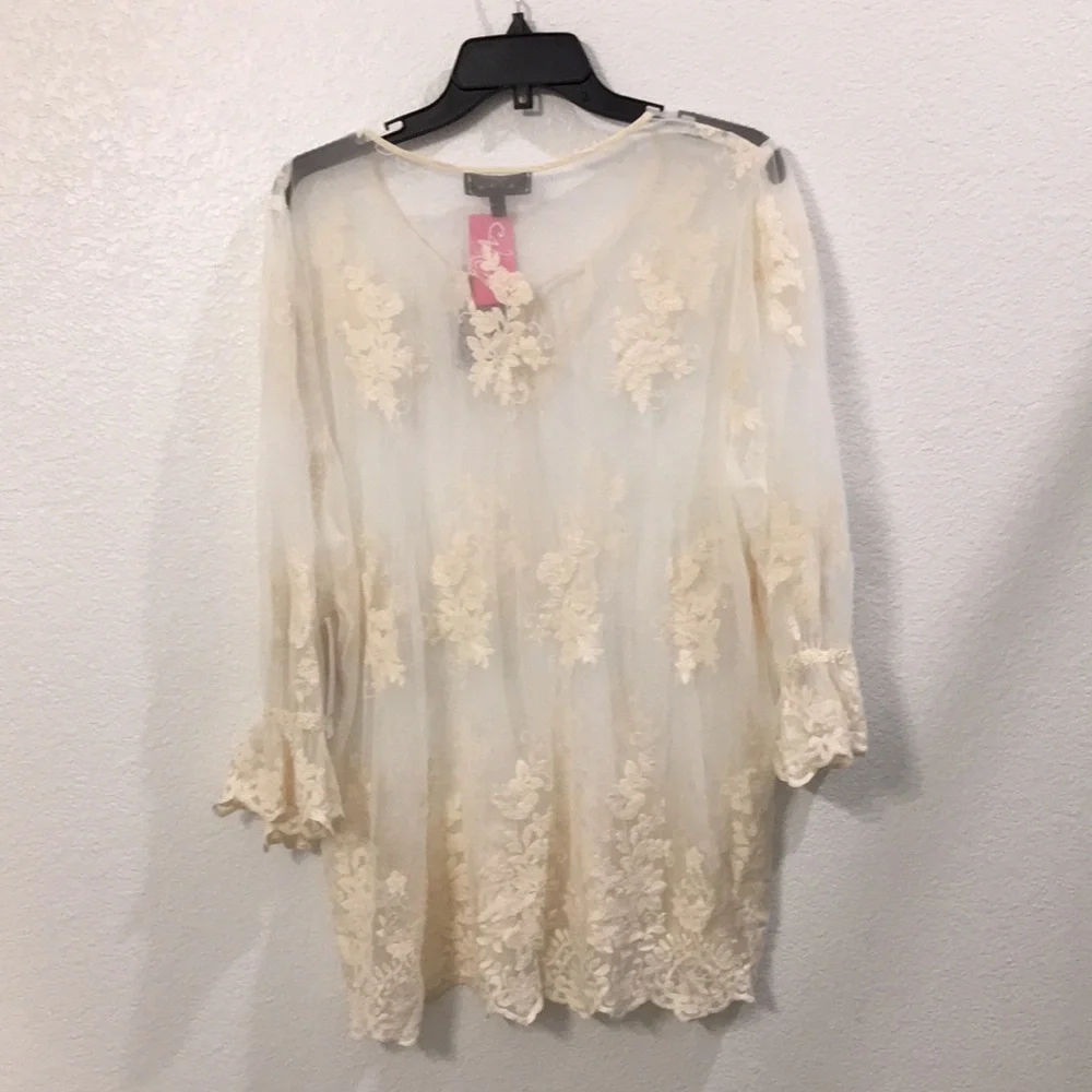 Karen Kane Blouse. - Picture 6 of 12